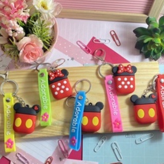 Chaveiro Silicone Minnie e Mickey