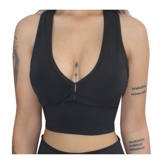 Top Para Academia Liso Básico, Moda Fitness Cropped Blusa Roupas Femininas  Conjunto Cropped ATACADO E VAREJO