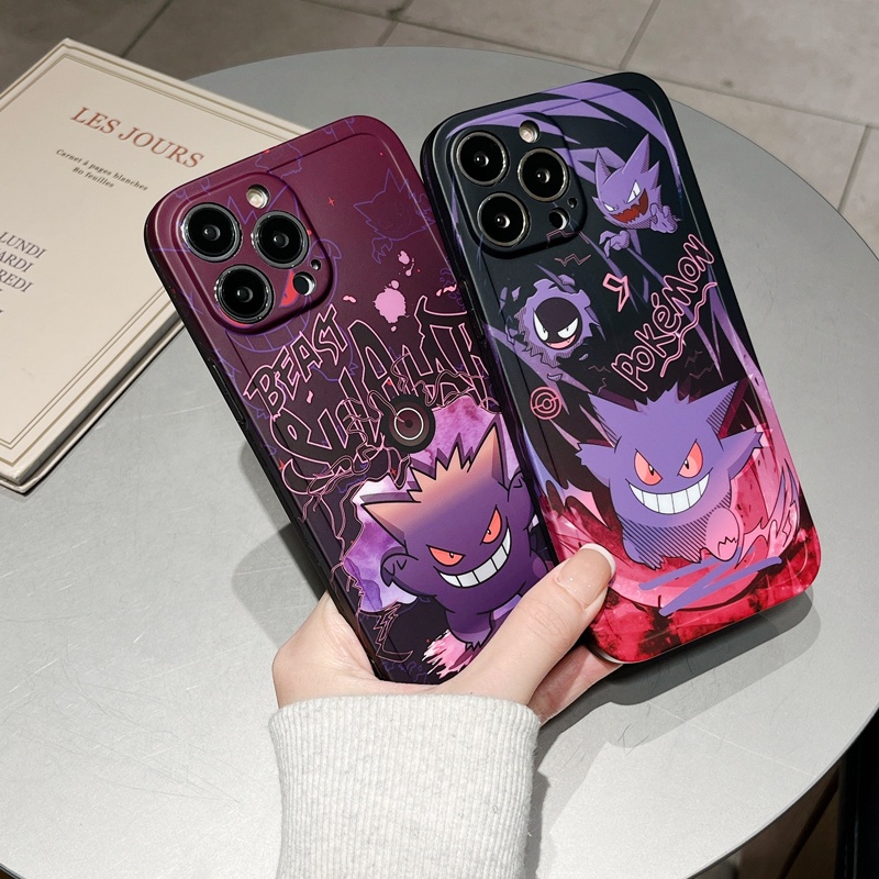 Capa De Celular Anti-Impacto Pokemon Gengar Little Monster Para iPhone 13 12 11 Pro Max X XR XS XSMax iPhone11