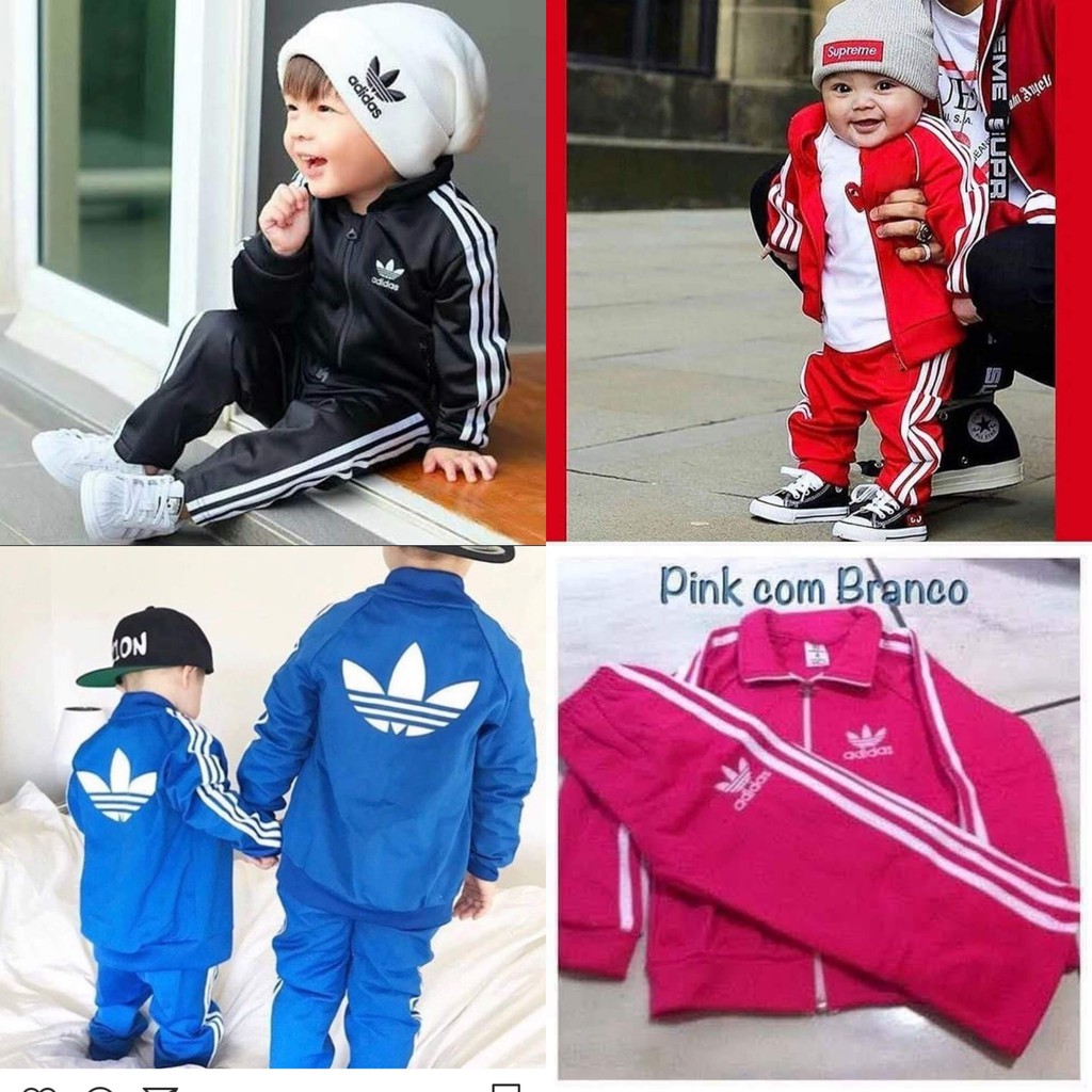 Roupa de best sale frio adidas infantil