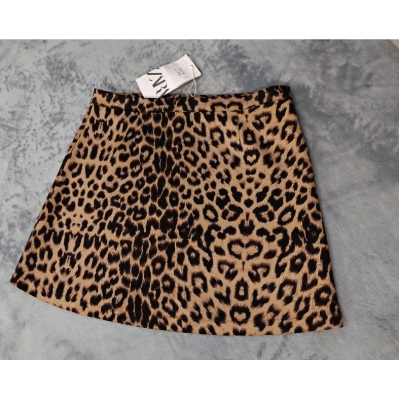 Saia zara hot sale animal print