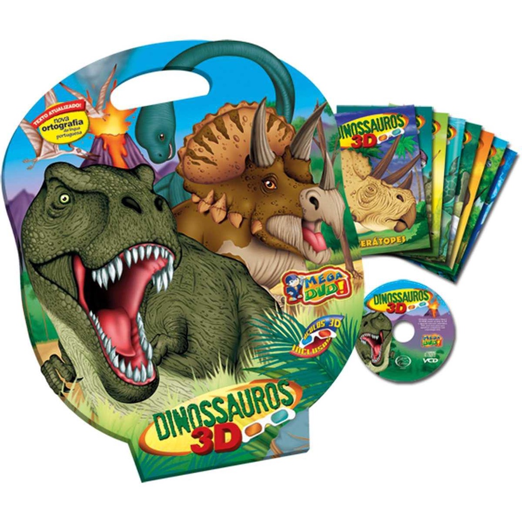 Dinossauros: Livro com joguinhos