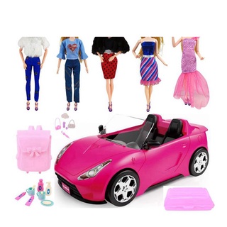 Modelo de carro crianças brinquedos carro ao ar livre crianças jogo casa de  bonecas acessórios para 30cm barbie diy presente de aniversário presente