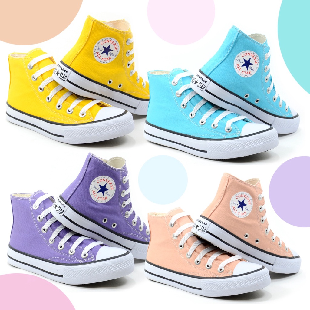 Tênis All Star Converse Cano Alto Azul Royal Lona - Berti Maria