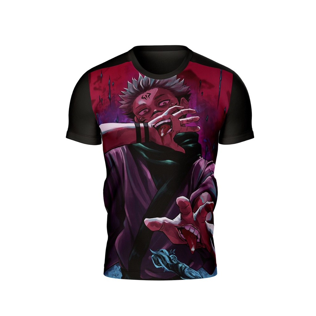 Camiseta Camisa Jujutsu Kaisen Sukuna Full Desenho Animado Shopee Brasil 0723