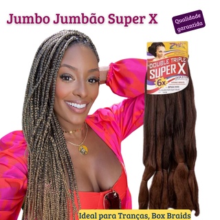 Jumbo colorido para box braids penteados para Twist Twist cabelo