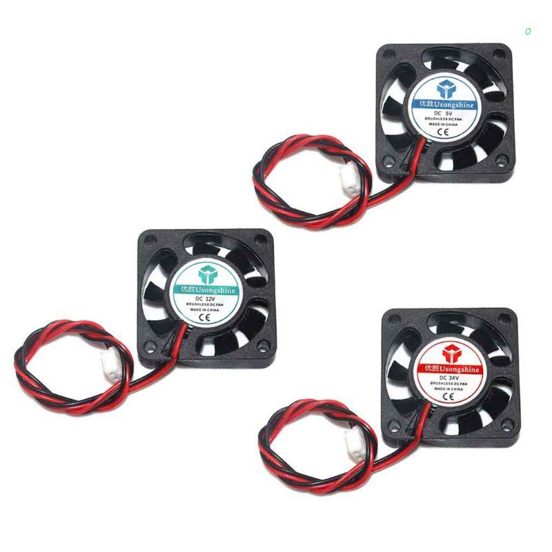 Mini 3010 Cooling Fan Brushless Fan DC 3V-24V Mute Round Fan Laptop Cooling Fan