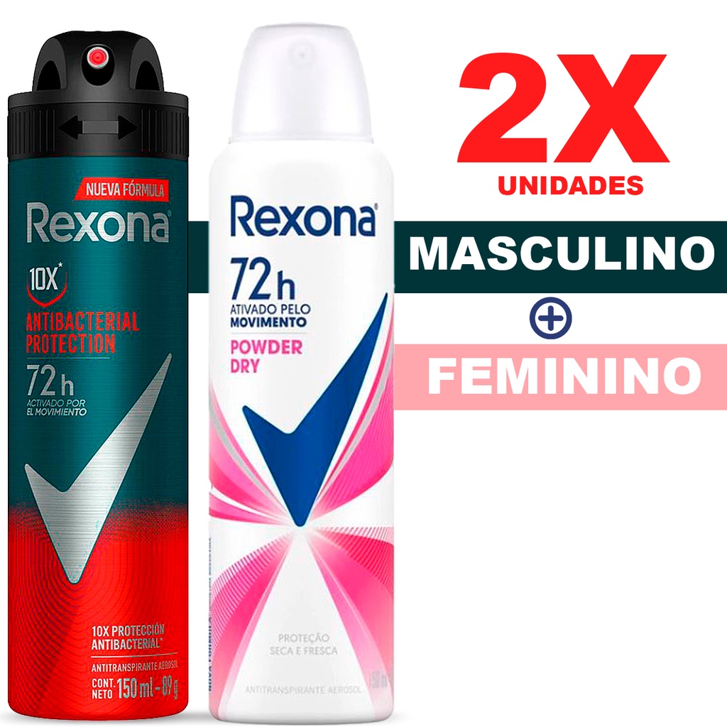 Desodorante Aerosol Rexona Powder Dry 89g