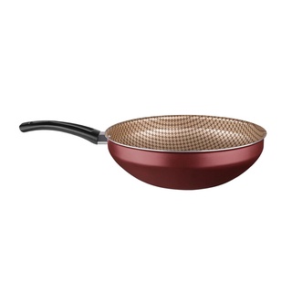 Panela Antiaderente Wok Flora Cereja N?28 4,3L 8905 MTA