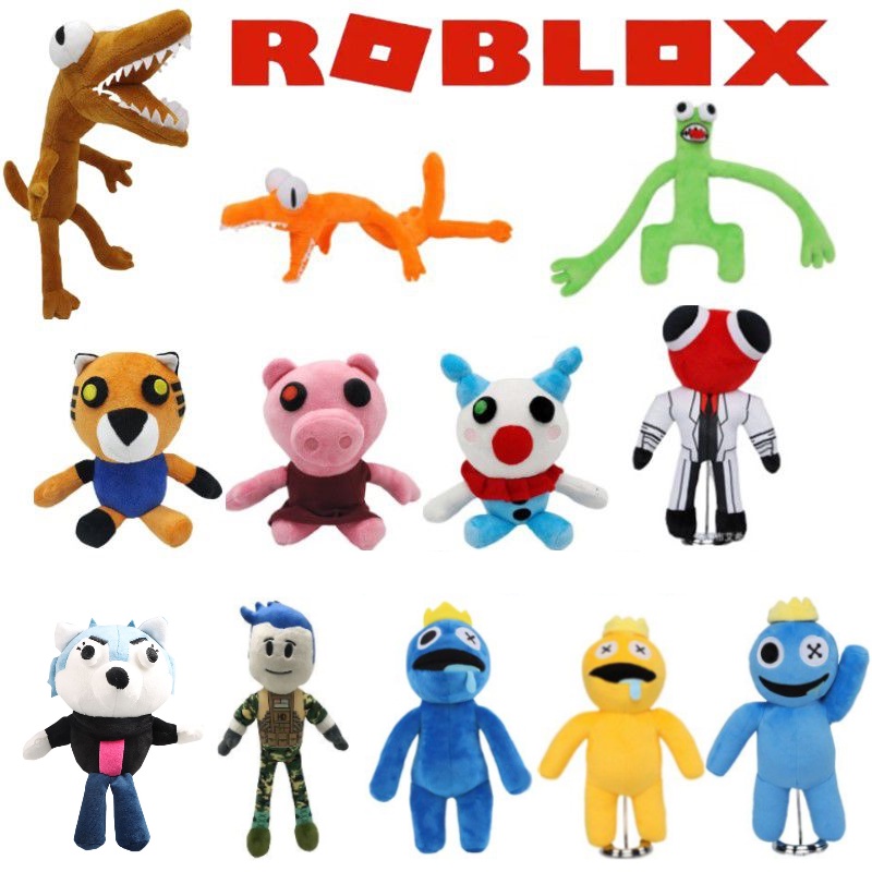 Kit 2 Pelúcias Boneco Doors Jack E Goblito Roblox Jogo