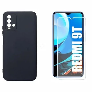 Capa Capinha Case Aveludada + Película de vidro 9D XIAOMI REDMI 9t