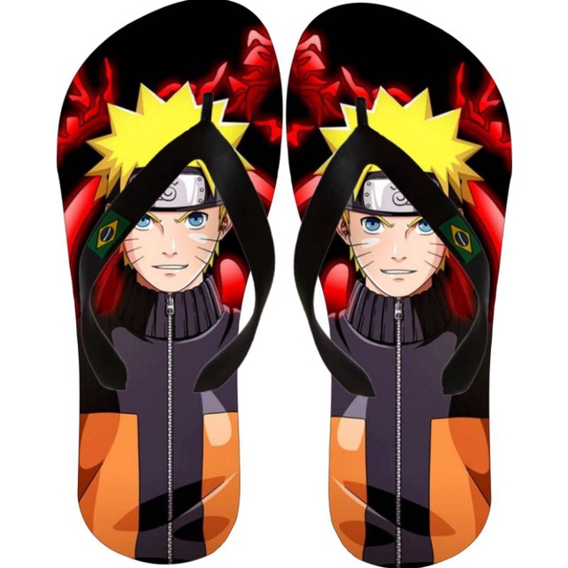 Chinelo Naruto Lançamento Top Unissex Promoção