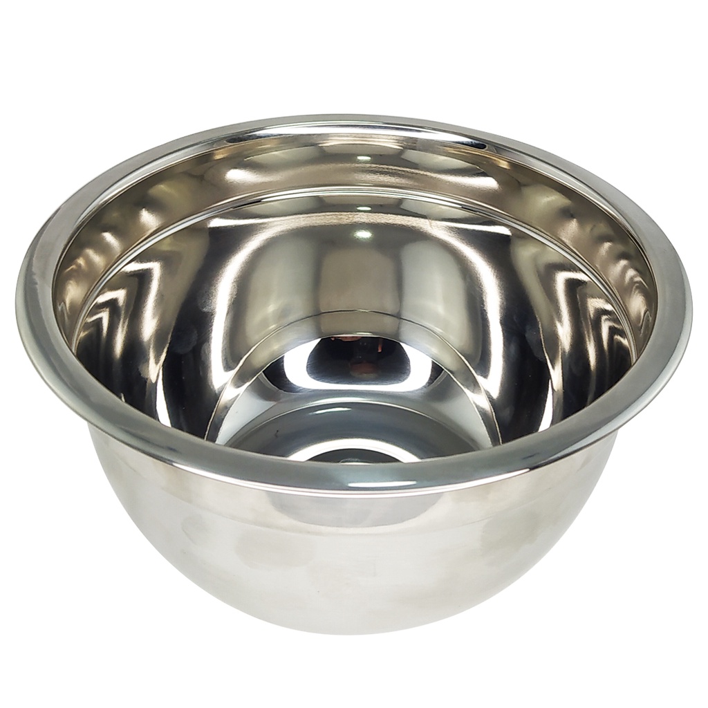 Bowl Tigela Mixing Em Aço Inox Escovado De 18cm 1,1 Litros