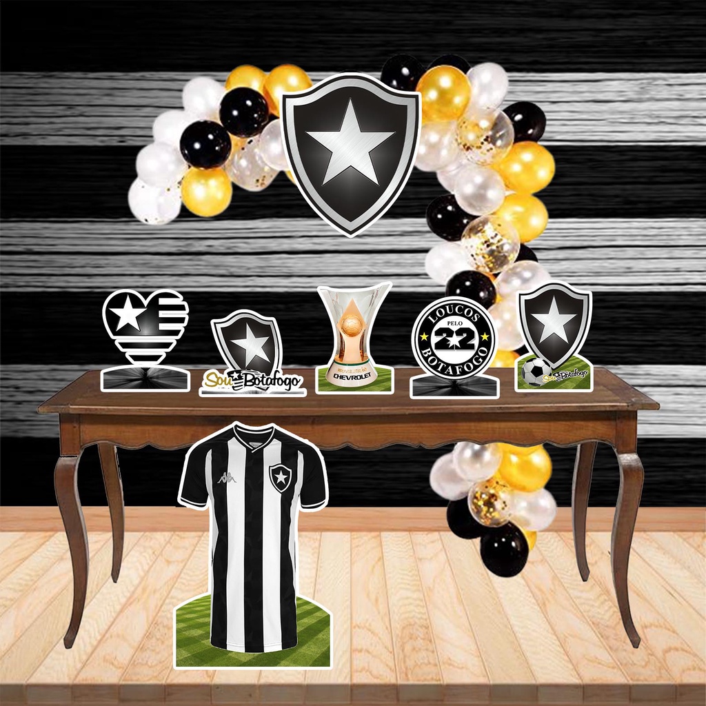 Kit Decorativo Cartonado Botafogo - Festas da 25