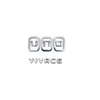 Kit Emblema Letreiro Uno + Vivace 2 Peças