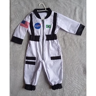 Fantasia infantil de astronauta- macacão