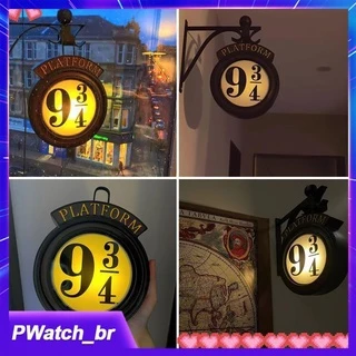 Harry Potter Luz Noturna LED Lâmpada De Parede Hogwarts 3D Light Harris Home Room Decoração Kids Birthday Gift