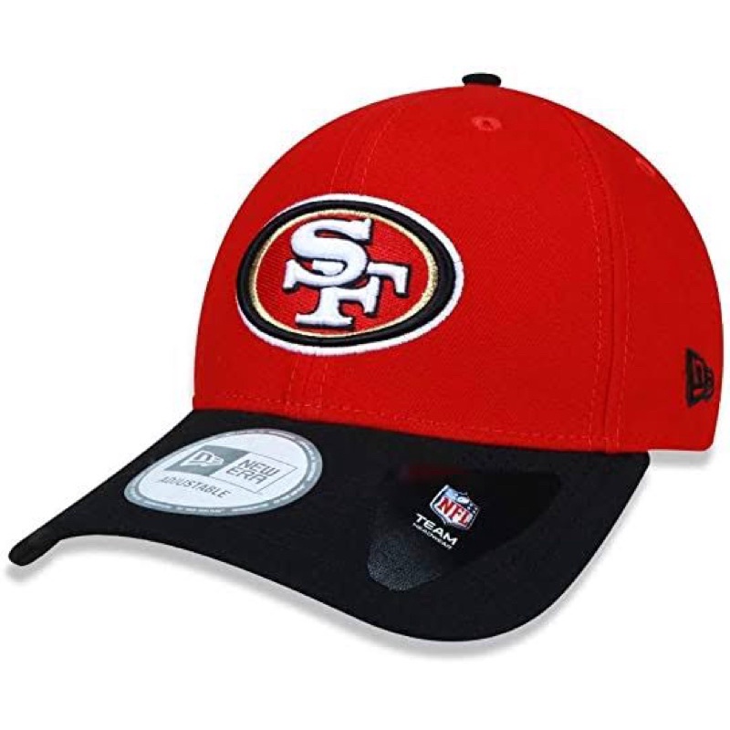 Boné New Era San Francisco Time NFL Bone Aba curva com regulagem ajustável