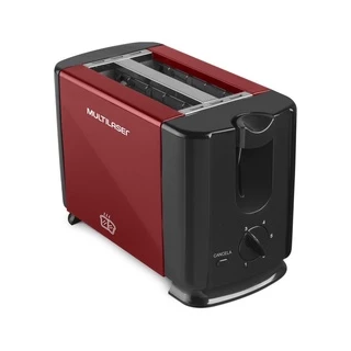 Torradeira Duo Vermelha 220V Multilaser - CE142 em Oferta na Shopee