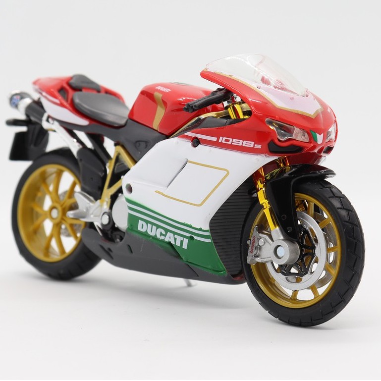 Maquette Ducati 1098S à L'échelle 1:18 Par Maisto - Moto En Die-cast Neuve En Boîte