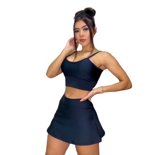 conjunto de Shorts SAIA + Top com Bojo fitness