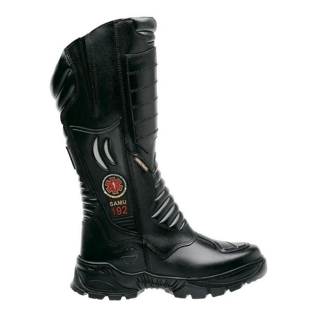 Bota masculino feminina Cano Alto Para Samu Bombeiro Civil em