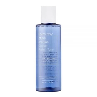farmstay dr . v8 Solução toner Descascador De Colágeno 210g em Oferta na Shopee