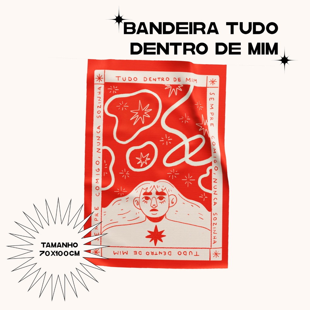 Bandeira Tudo Dentro De Mim Shopee Brasil 