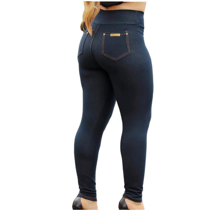 Calça Legging Feminina C/ Renda Cint. Alta Você Vai Arrasar