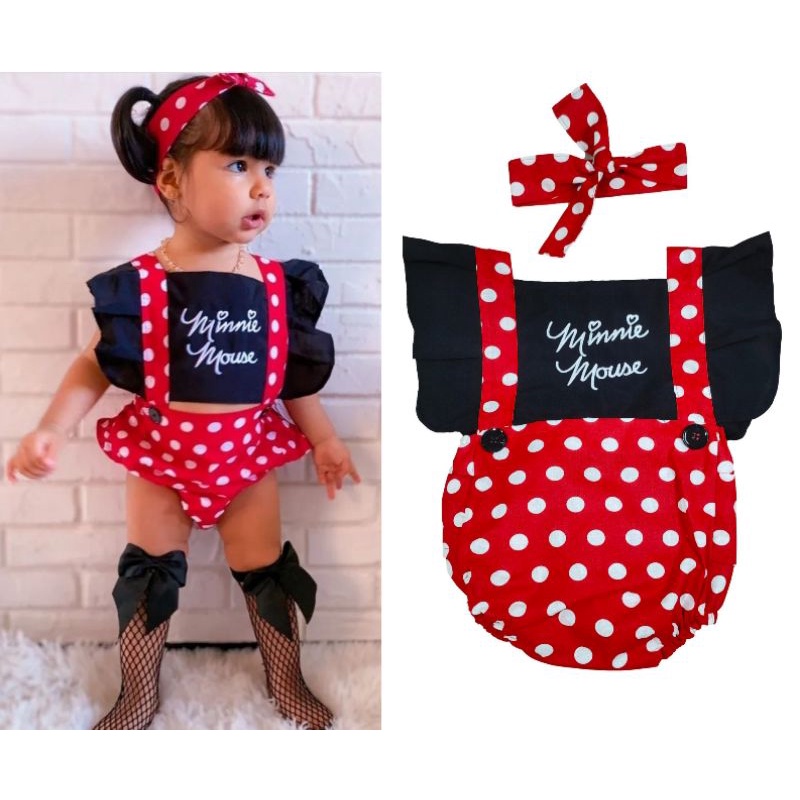 Roupa best sale minnie vermelha