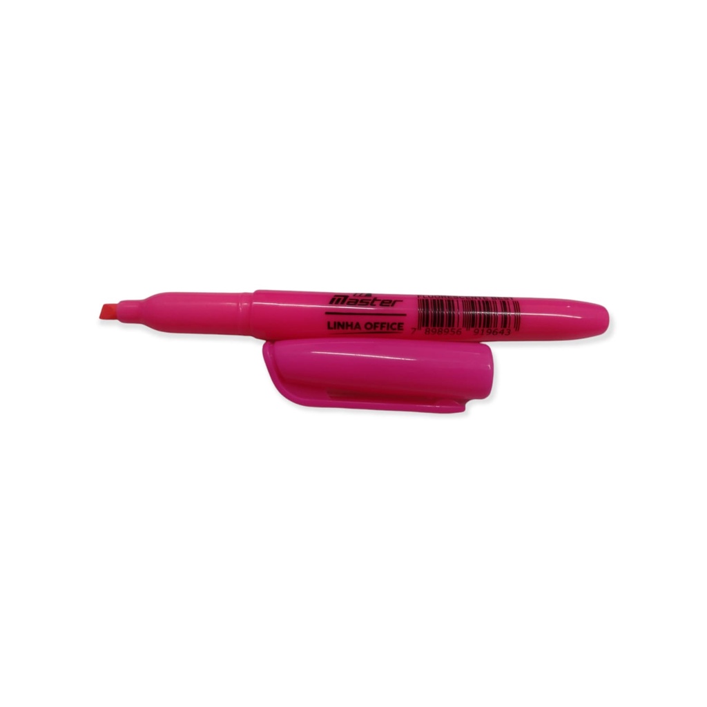 Caneta Marca Texto Rosa Master | Shopee Brasil