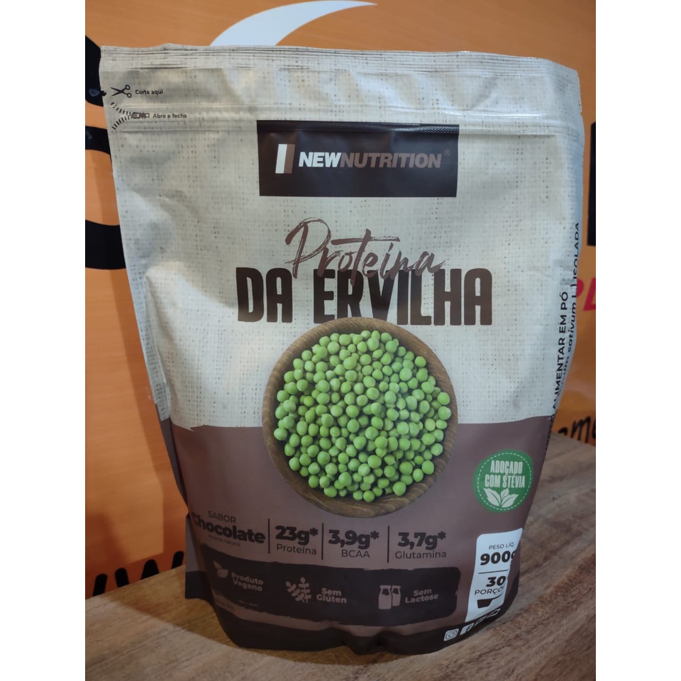 Proteína da Ervilha 900g, Low Carb Zero lactose, sem lactose, sem glúten, proteína vegana, whey vegano, vegan whey