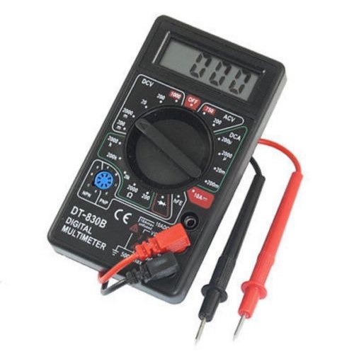 Multímetro Digital DT-830B | Probador Voltaje, Corriente, Resistencia | Para Hogar Y Automoción