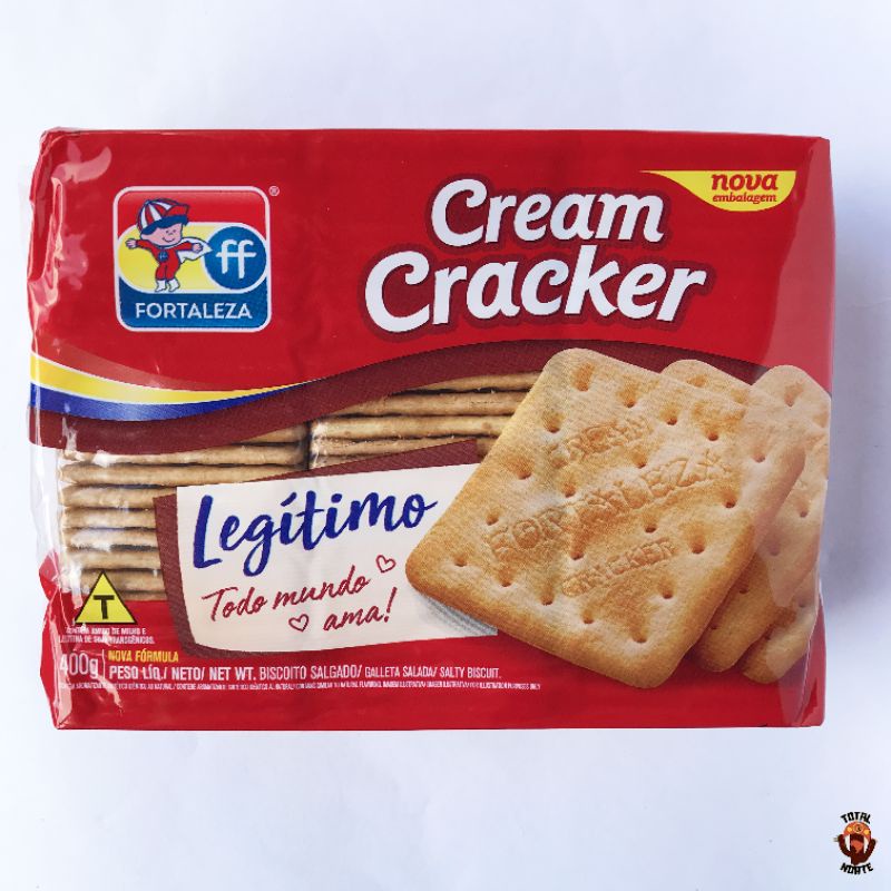 BISCOITO CREAM CRACKER FORTALEZA 350G Shopee Brasil
