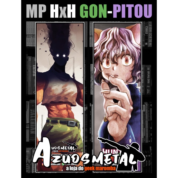 Adesivo Anime Hunter x Hunter Gon P Cartão De Crédito Manga