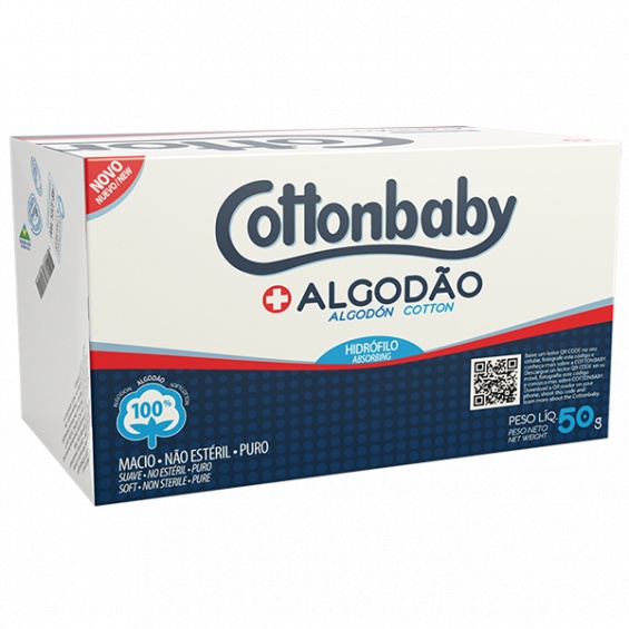Algodao Hidrofilo 50g Rolo