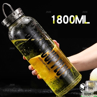 Garrafa De Água De Vidro De Grande Capacidade De 1800 Ml/1000 Garrafas Transparente Portátil Esportes Ao Ar Livre Ciclismo Bebida