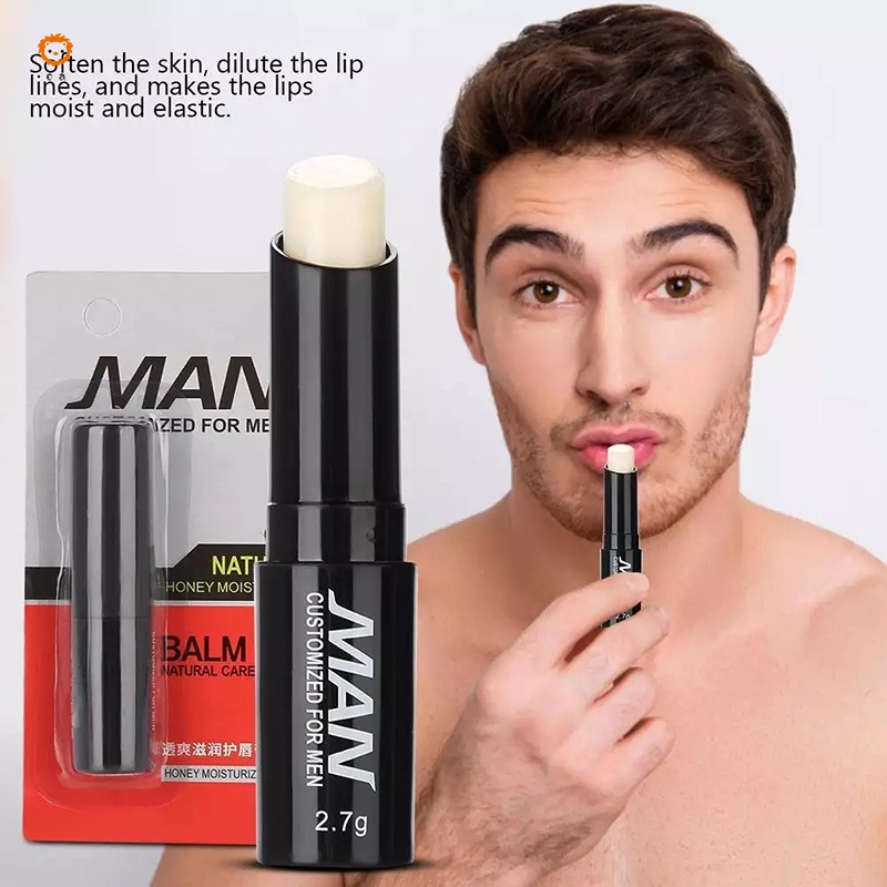Bálsamo Labial Masculino Hidratante À Prova De Manchas