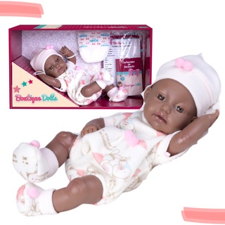 Boneca Bebê Reborn Negra Realista, Brinquedo Usado 83739407