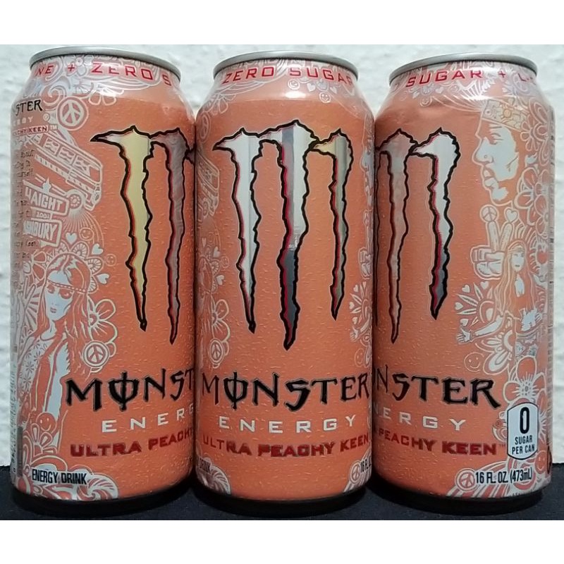 Monster Energy Ultra Peachy Keen 473ml | Shopee Brasil