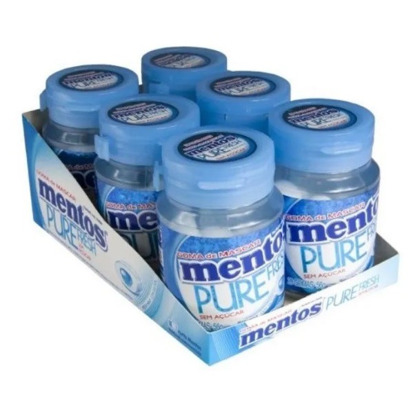 Goma De Mascar Mentos Pure Fresh Mint Bottle C6 Perfetti Shopee Brasil 2808