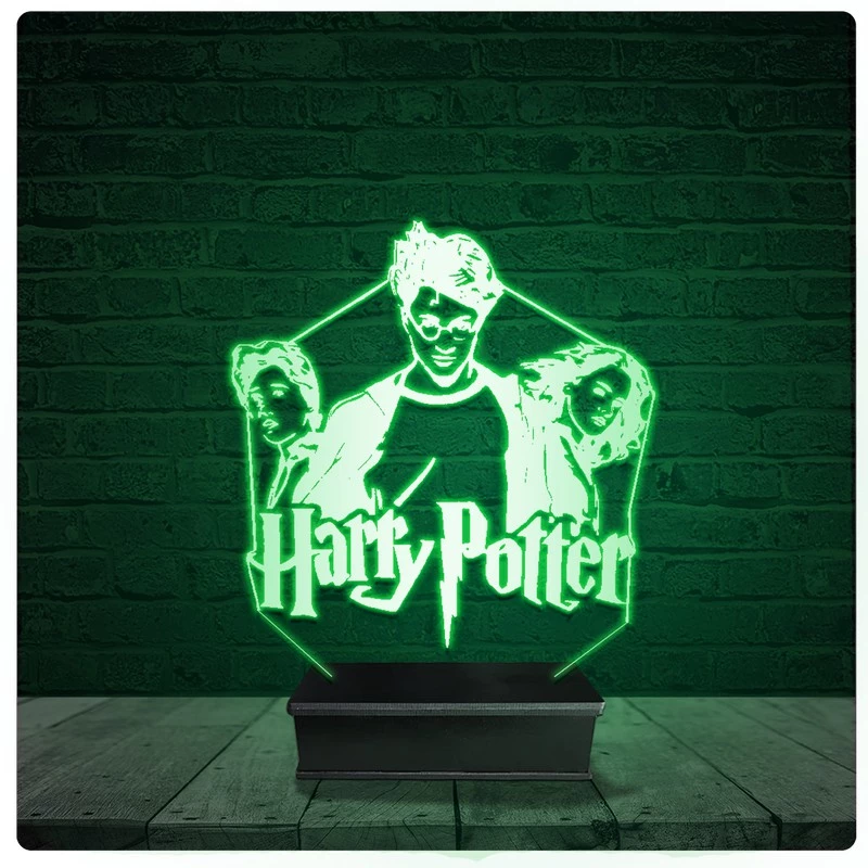Luminária Abajur Acrílico Led - Harry Poter 13