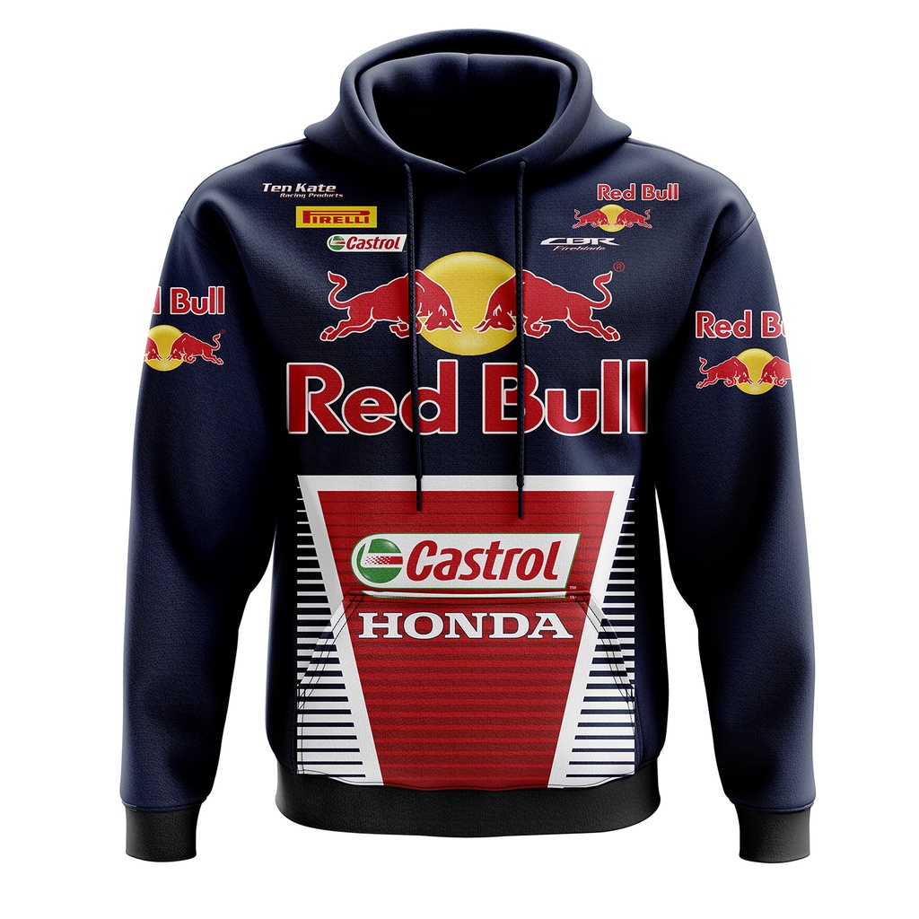 Blusa moletom best sale red bull