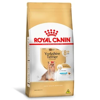 Ração Royal Canin para Cães Adultos da Raça Yorkshire com 8 anos ou mais de idade - 2,5Kg