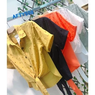 blusa ferminina/camisa ferminina/camisa babado/camisa linho/blusa manga curta (afty508)