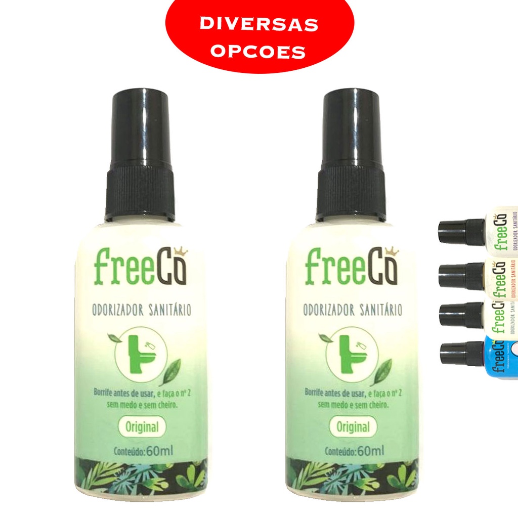 Kit 2 Spray Bloqueador De Odores Free Co Eliminador Freeco Tradicional ...