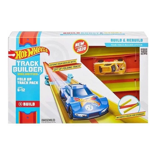 Pista e Acessório Hot Wheels - Competição Giratória, Multicolorido