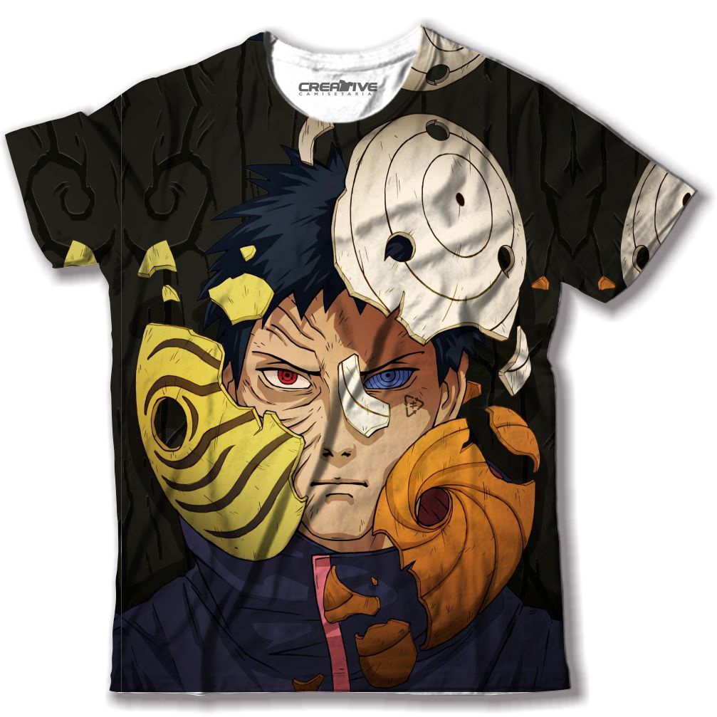 Camiseta Camisa Personalizada Obito Uchiha Anime Naruto Hd 9 com o Melhor  Preço é no Zoom