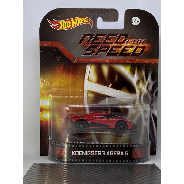 ホットウィール ニードフォースピード KOENIGSEGG AGERA R Hot Wheels Koenigsegg Agera R filme Need for Speed temático