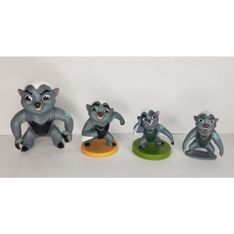 Bunga Guarda Rei Leão Disney Boneco Miniatura Honeybadger Texugo Ratel ...